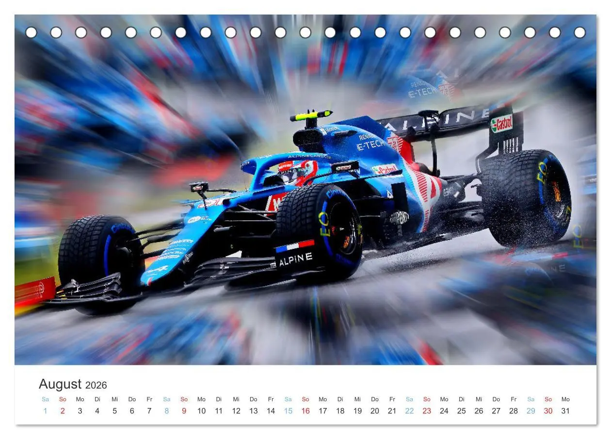 Bild: 9783457446065 | Formel 1 - Die Königsklasse (Tischkalender 2026 DIN A5 quer),...
