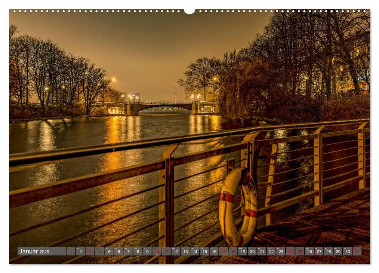 Bild: 9783457756065 | Hamburg City Vibes (Wandkalender 2026 DIN A2 quer), CALVENDO...