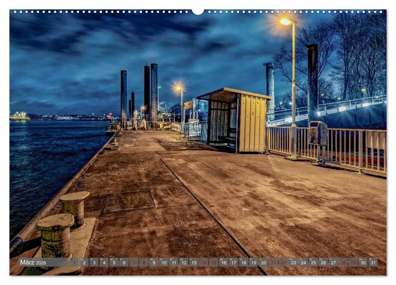 Bild: 9783457756065 | Hamburg City Vibes (Wandkalender 2026 DIN A2 quer), CALVENDO...