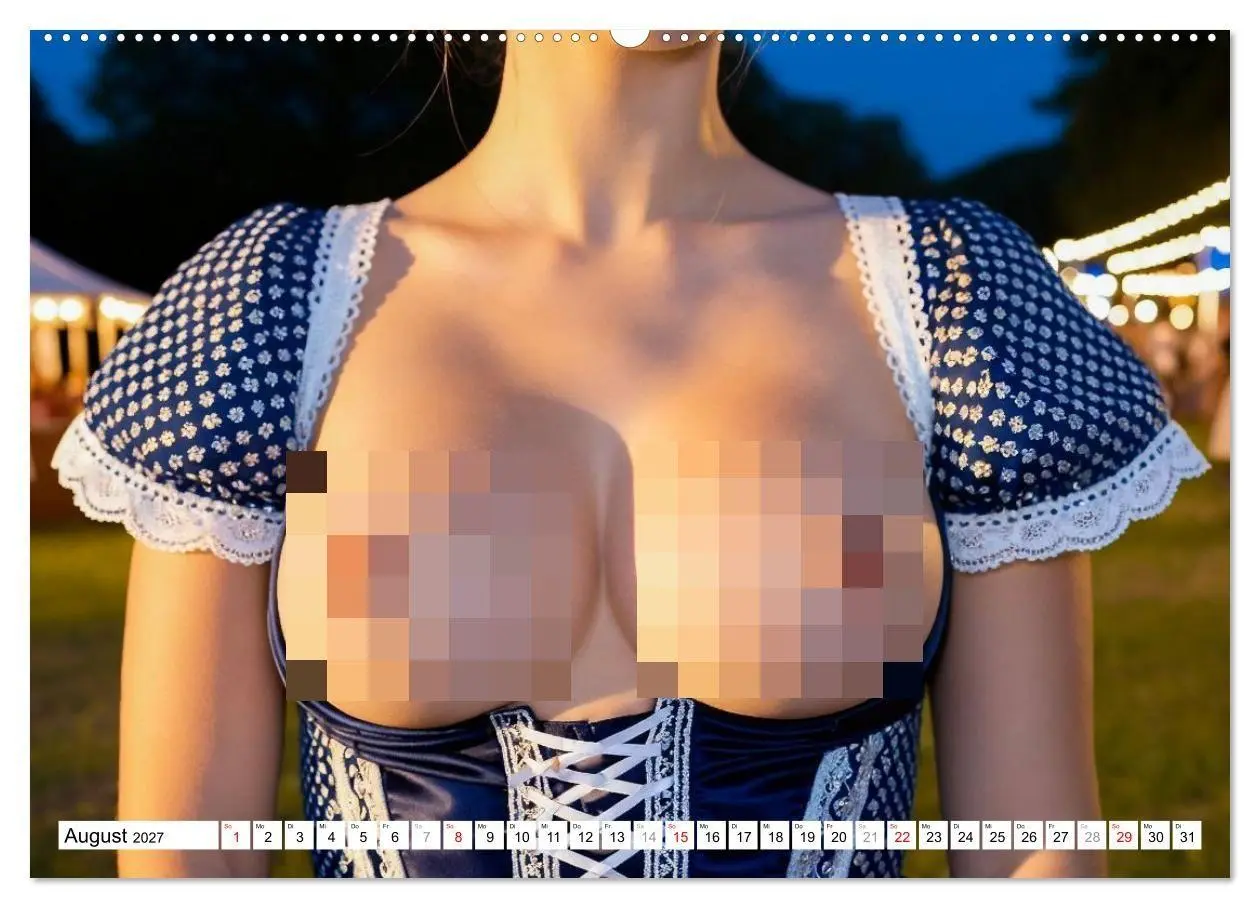 Bild: 9783516916065 | Holz vor der Hüttn - Frauen mit nackten Brüsten im Dirndl...
