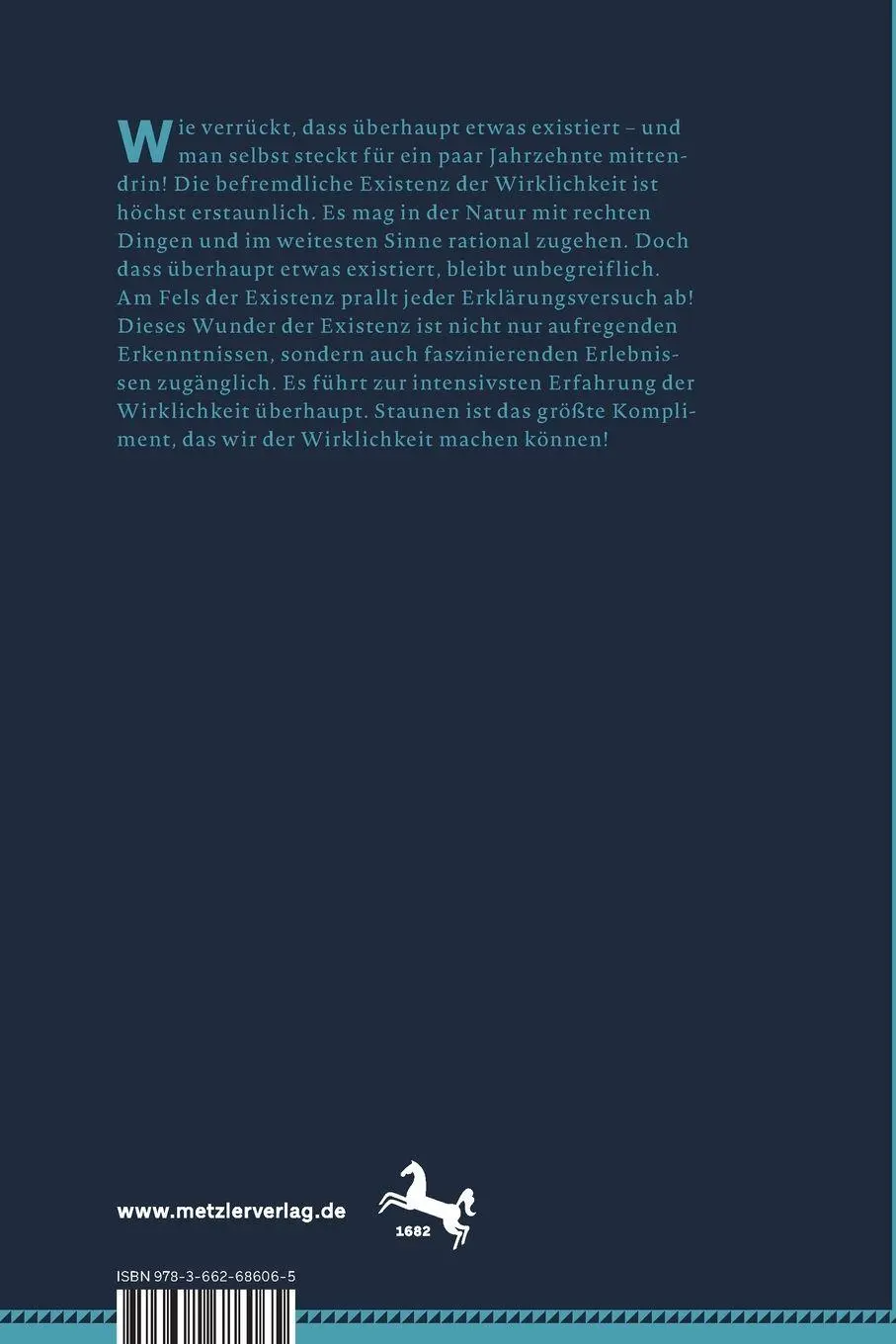 Rückseite: 9783662686065 | Staunen | Warum existiert überhaupt etwas? | Franz Josef Wetz | Buch