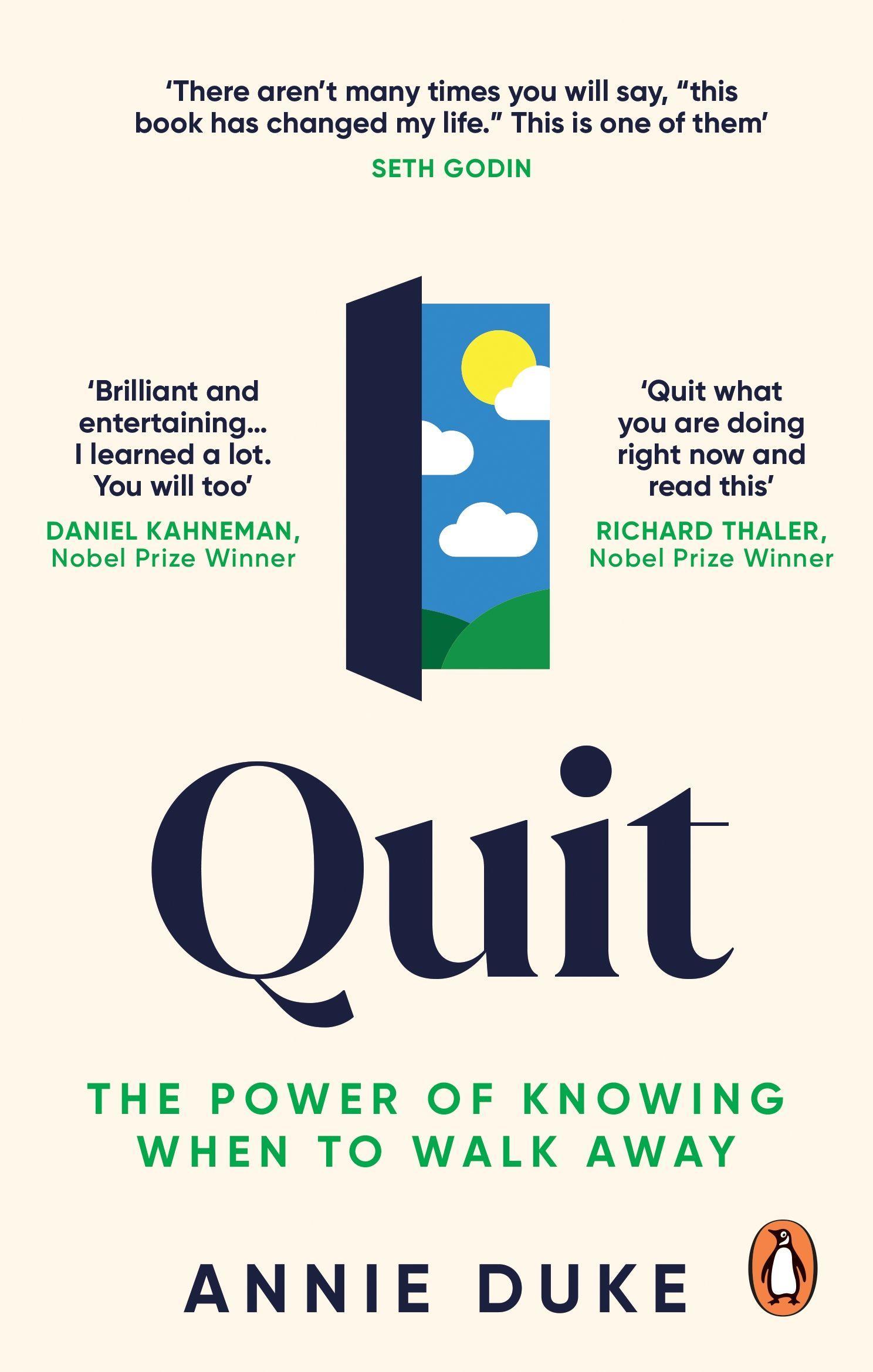 Cover: 9781529146165 | Quit | The Power of Knowing When to Walk Away | Annie Duke | Buch