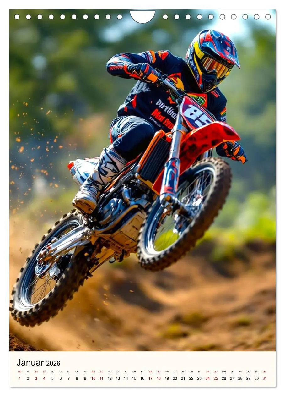 Bild: 9783457296165 | Kickstart the Year - Dirt, Speed und Adrenalin (Wandkalender 2026...