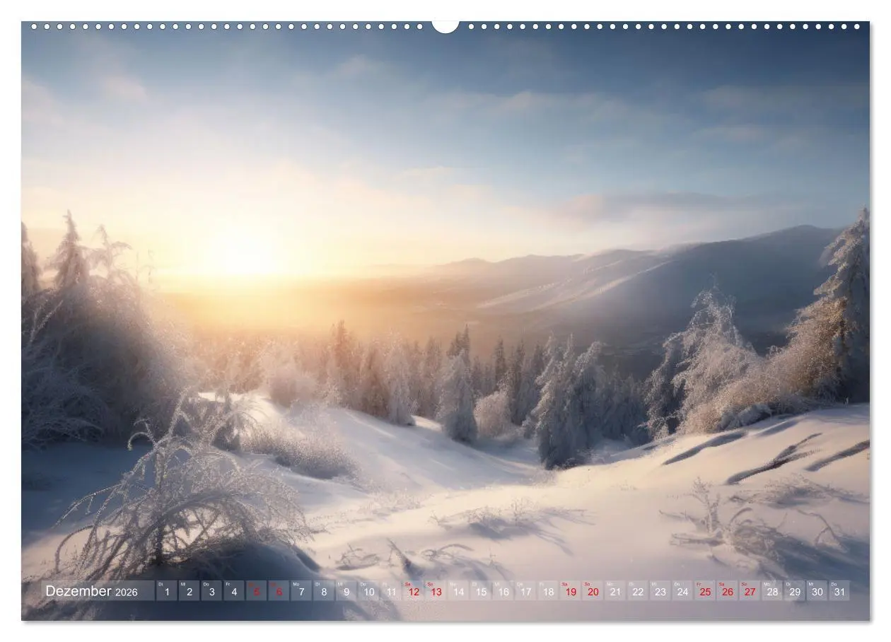 Bild: 9783457506165 | Himmlische Landschaften des Lichts (Wandkalender 2026 DIN A2 quer),...