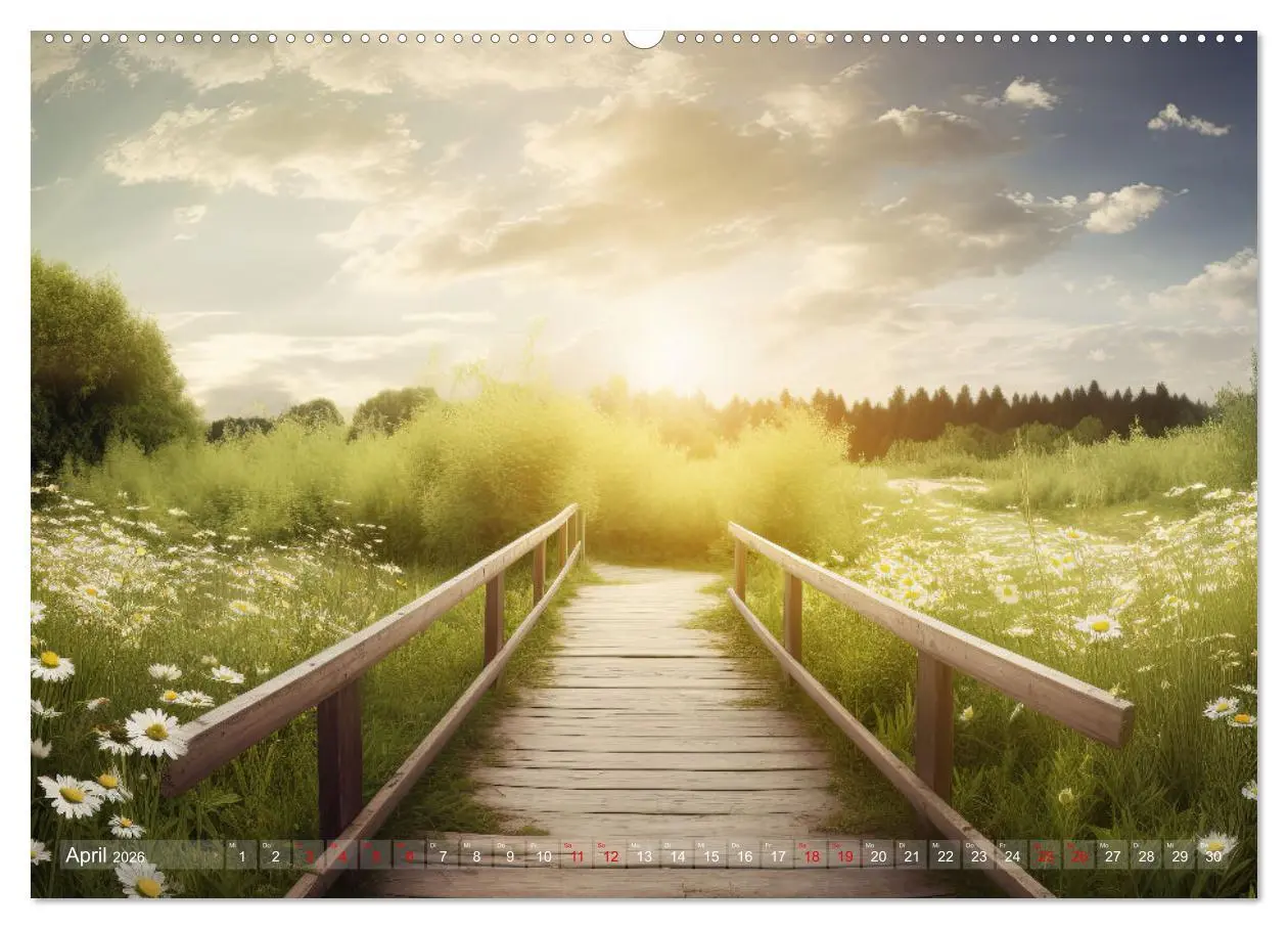 Bild: 9783457506165 | Himmlische Landschaften des Lichts (Wandkalender 2026 DIN A2 quer),...