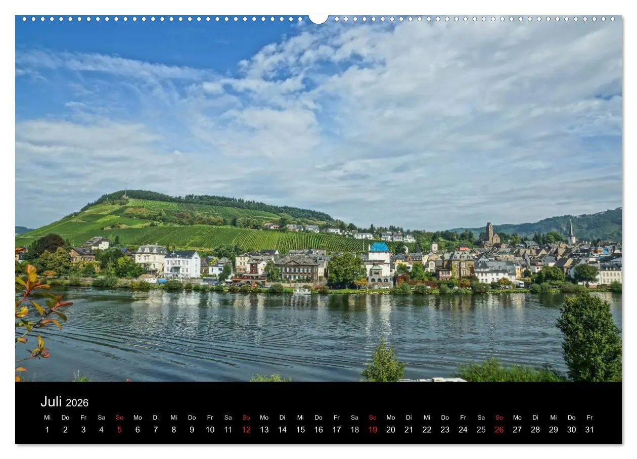 Bild: 9783516076165 | Schöne Mosel (hochwertiger Premium Wandkalender 2026 DIN A2 quer),...