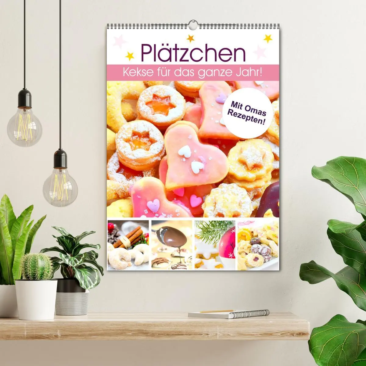 Bild: 9783516386165 | Plätzchen. Kekse für das ganze Jahr! (Wandkalender 2026 DIN A2...