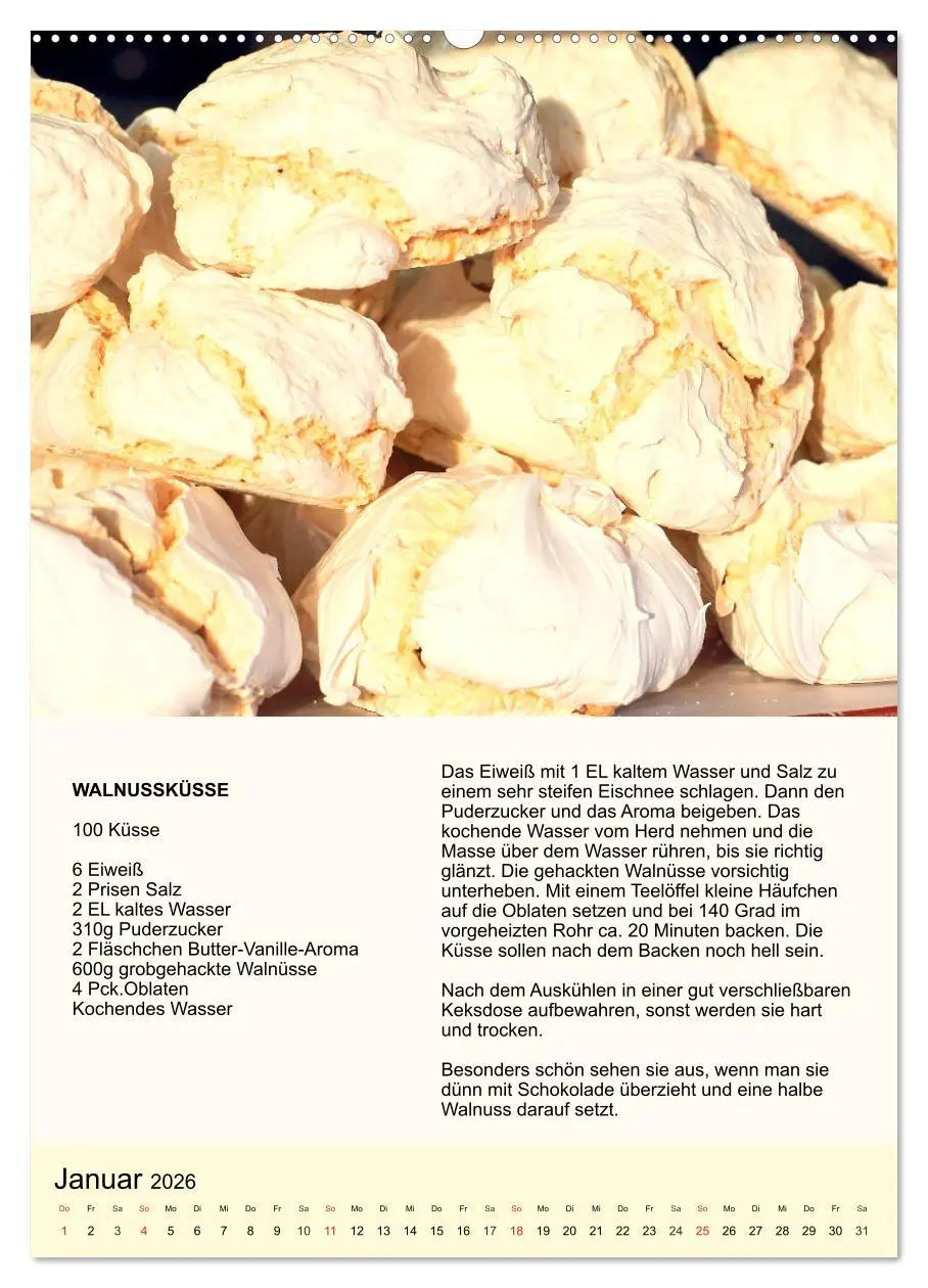 Bild: 9783516386165 | Plätzchen. Kekse für das ganze Jahr! (Wandkalender 2026 DIN A2...