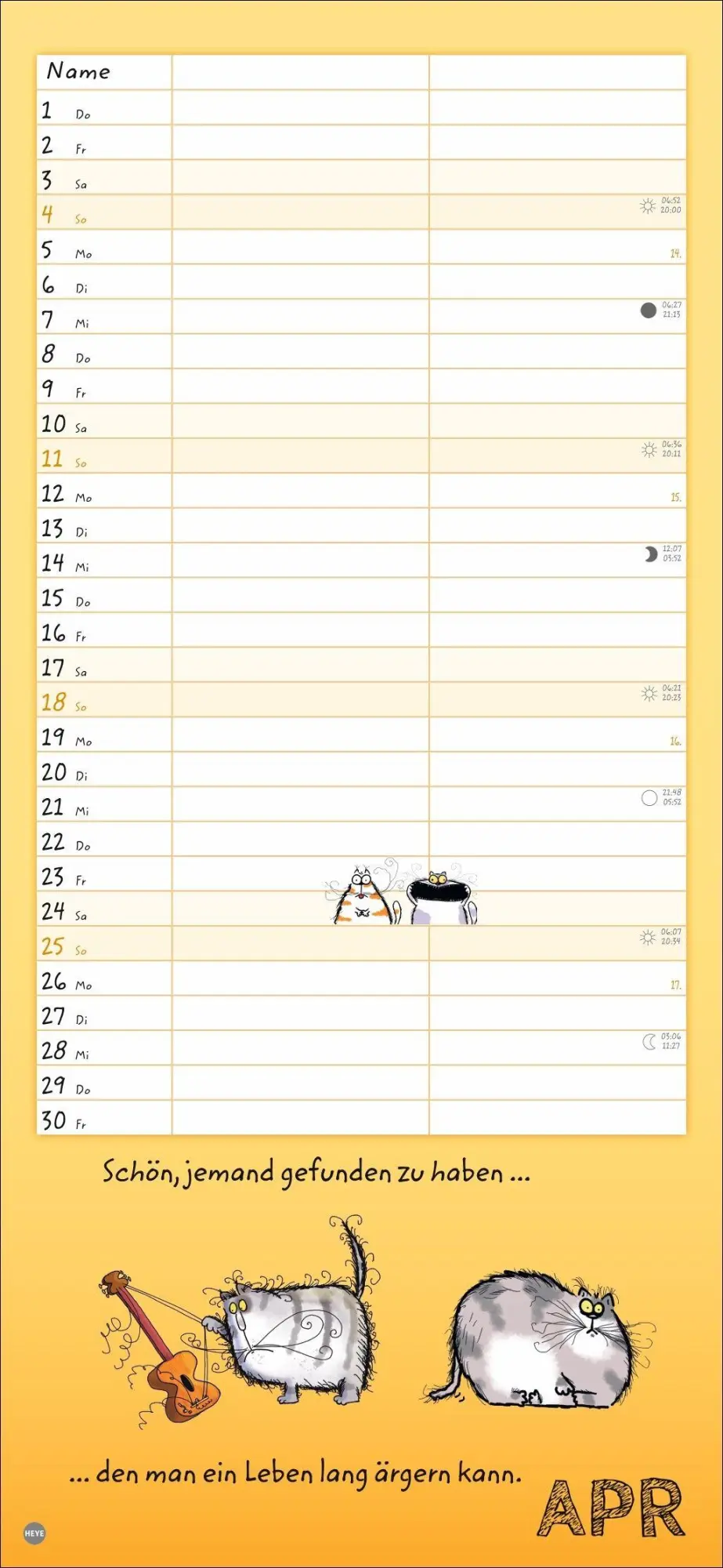 Bild: 9783756416165 | Catzz Planer für zwei 2027 | Alexander Holzach | Kalender | 14 S.