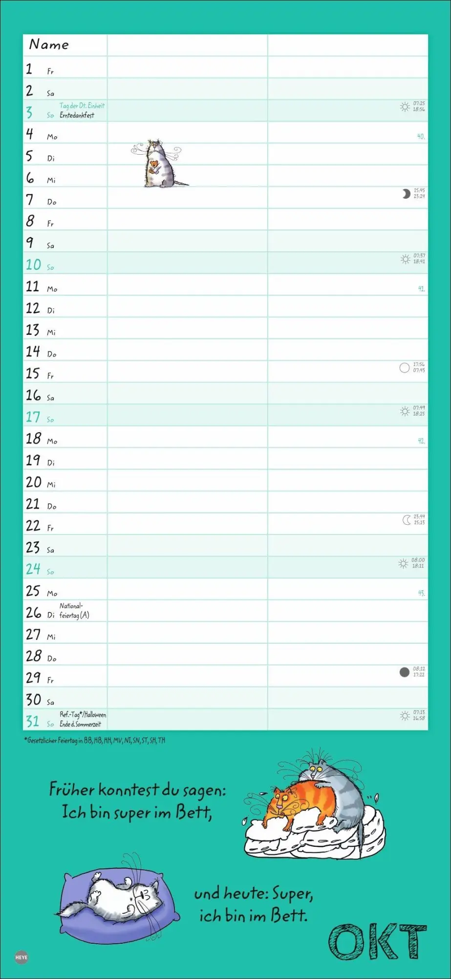 Bild: 9783756416165 | Catzz Planer für zwei 2027 | Alexander Holzach | Kalender | 14 S.