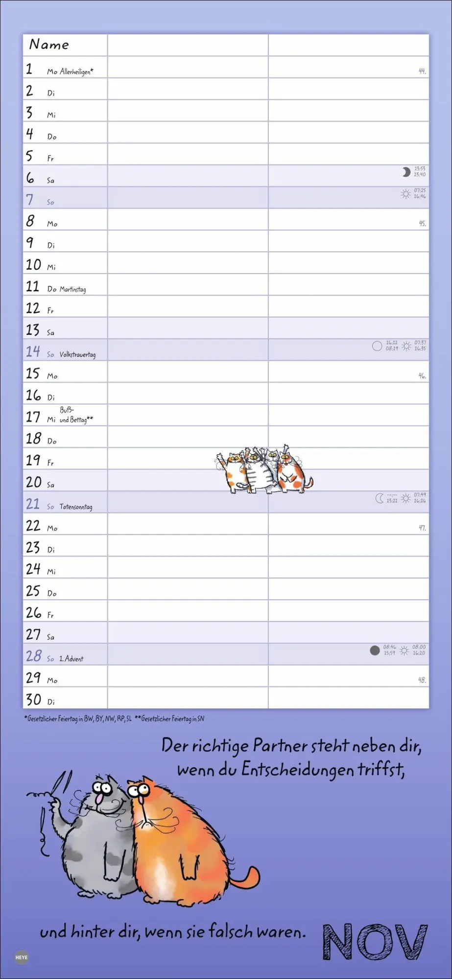 Bild: 9783756416165 | Catzz Planer für zwei 2027 | Alexander Holzach | Kalender | 14 S.