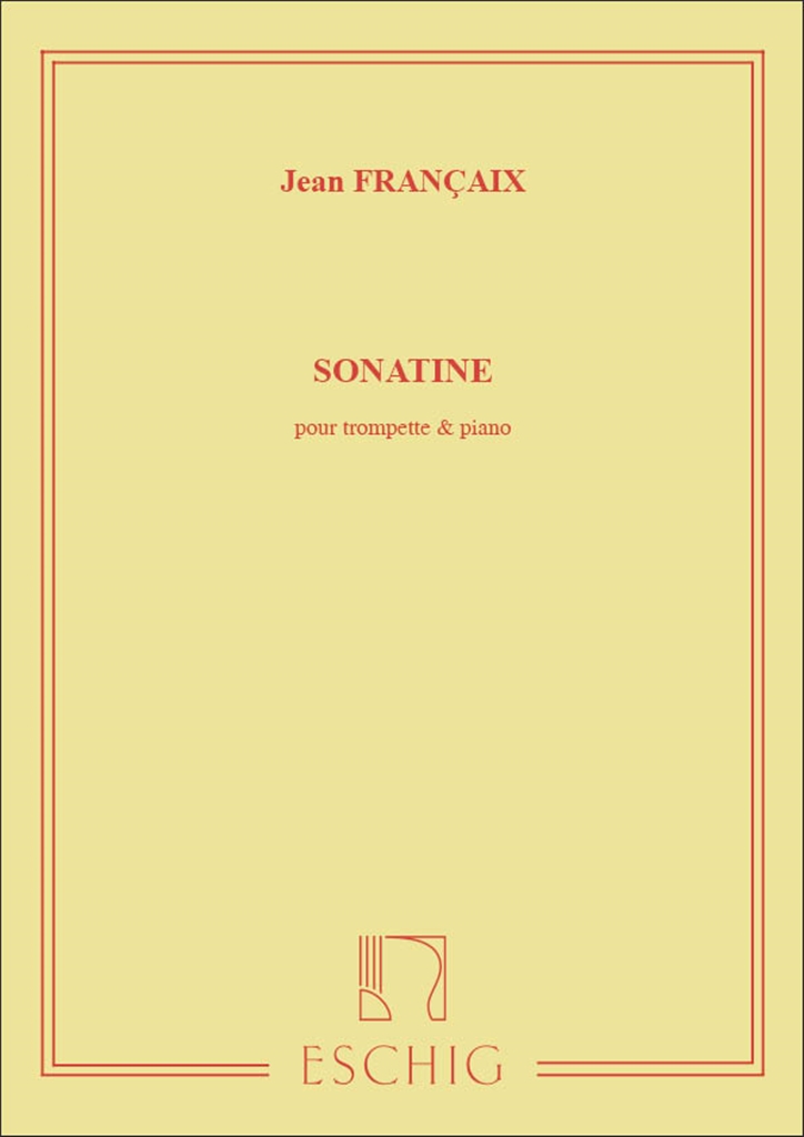Cover: 9790045026165 | Sonatine | Jean Francaix | Buch | 2001 | Max Eschig