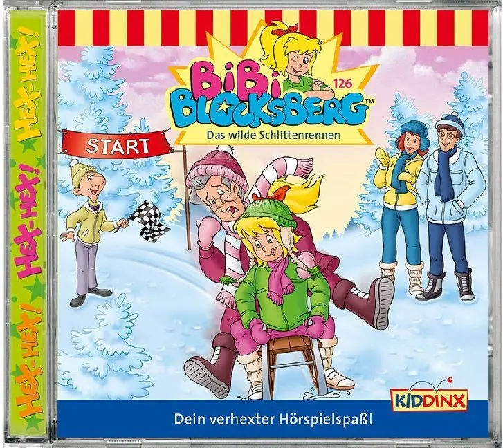 Cover: 4001504256265 | Folge 126:Das wilde Schlittenrennen | Bibi Blocksberg | Audio-CD