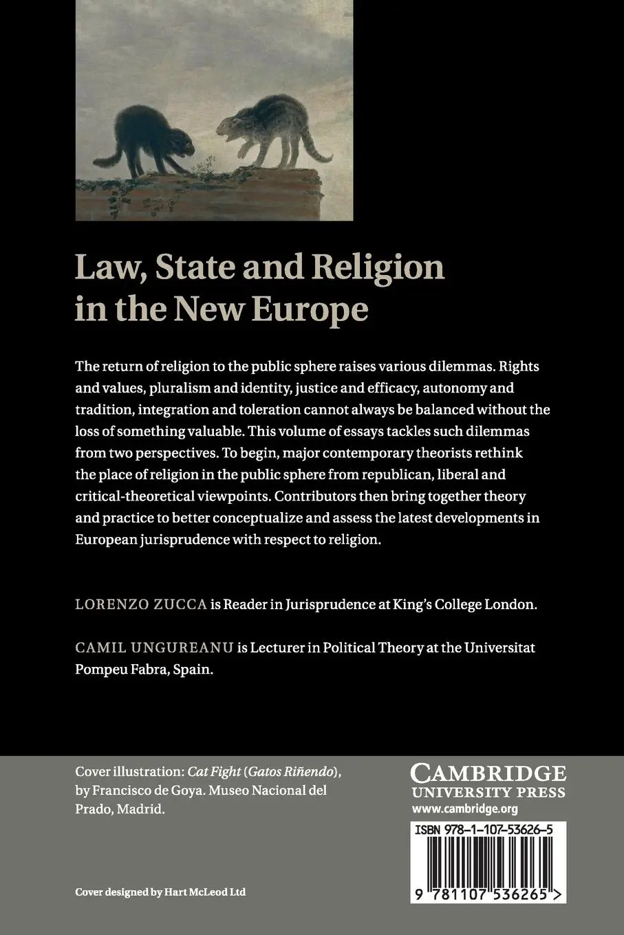 Rückseite: 9781107536265 | Law, State and Religion in the New Europe | Lorenzo Zucca (u. a.)