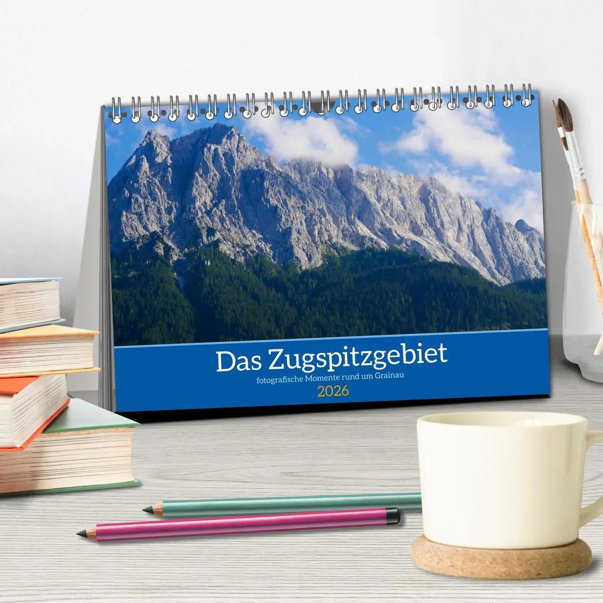 Bild: 9783457426265 | Das Zugspitzegebiet (Tischkalender 2026 DIN A5 quer), CALVENDO...