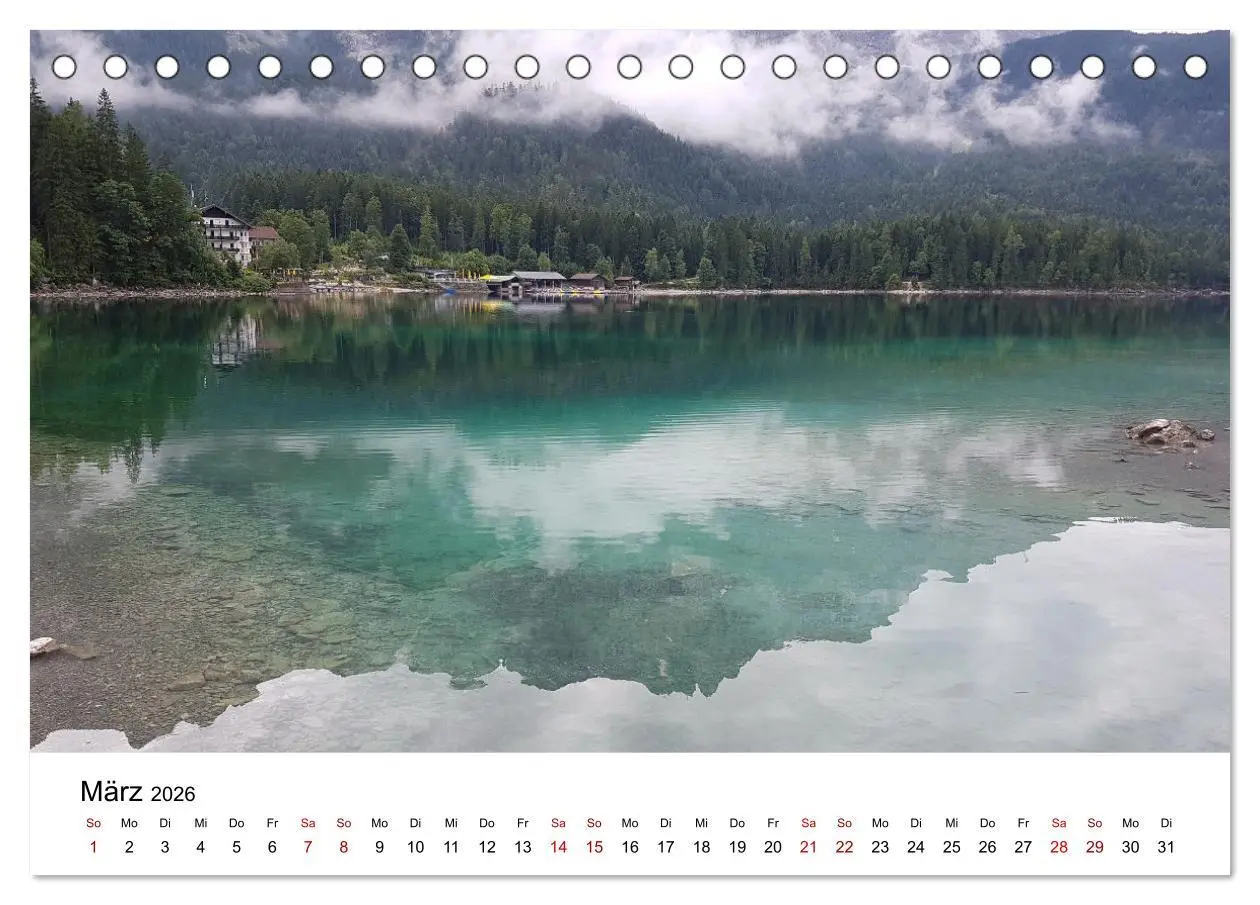 Bild: 9783457426265 | Das Zugspitzegebiet (Tischkalender 2026 DIN A5 quer), CALVENDO...