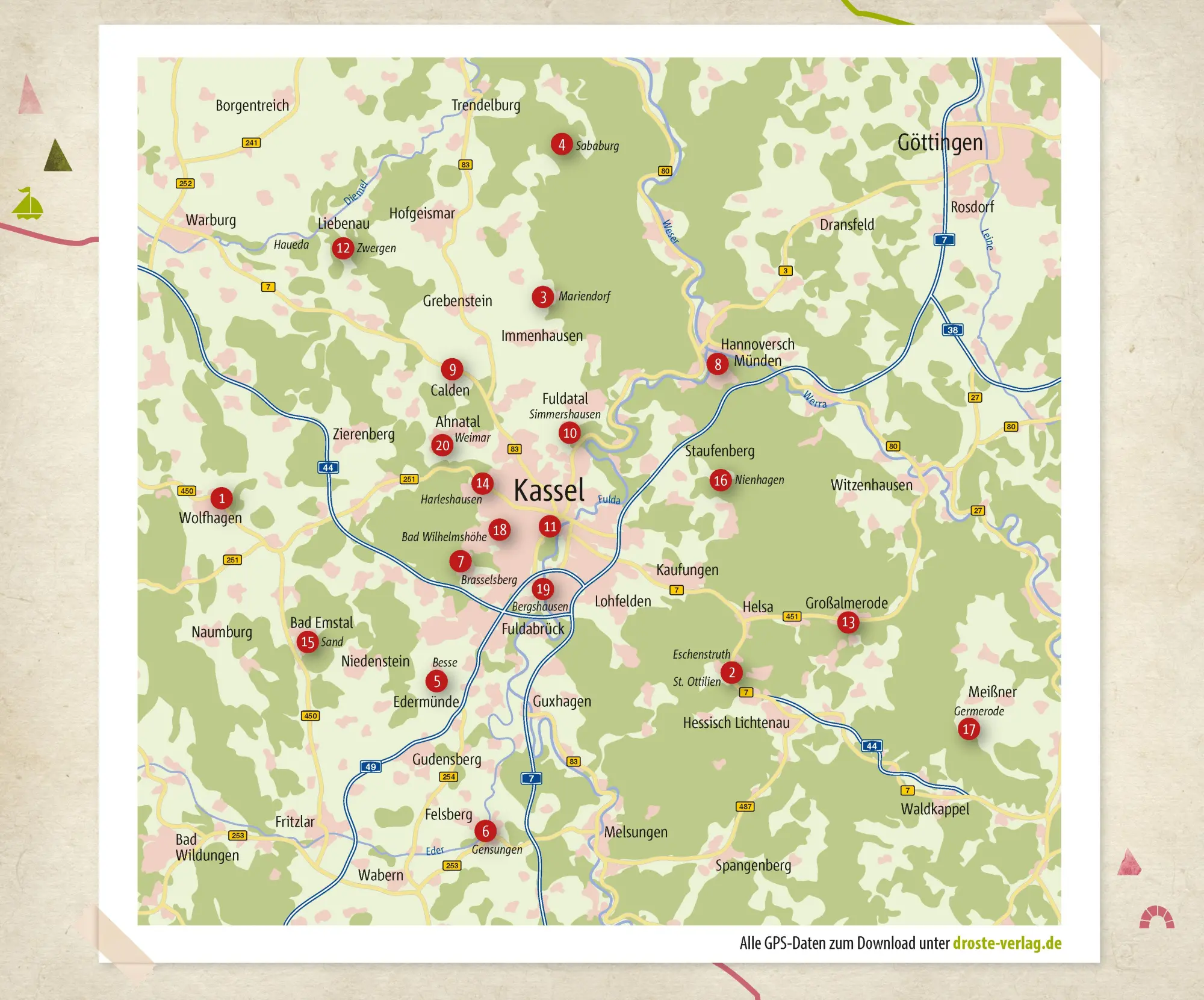 Bild: 9783770026265 | Rund um Kassel. Wandern für die Seele | Wohlfühlwege | Julia Friedrich