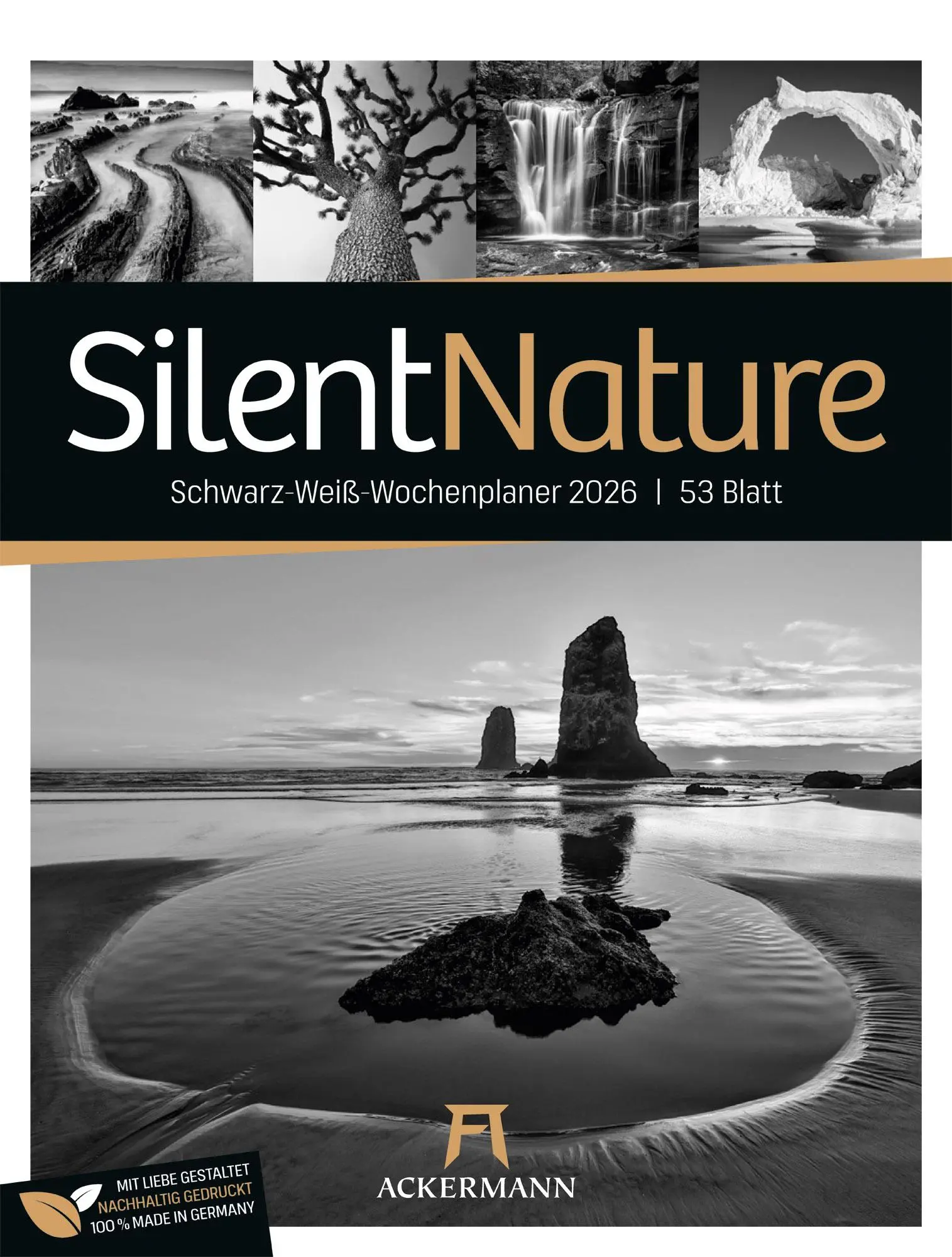 Cover: 9783838436265 | Silent Nature Wochenplaner Kalender 2026 | Ackermann Kunstverlag GmbH