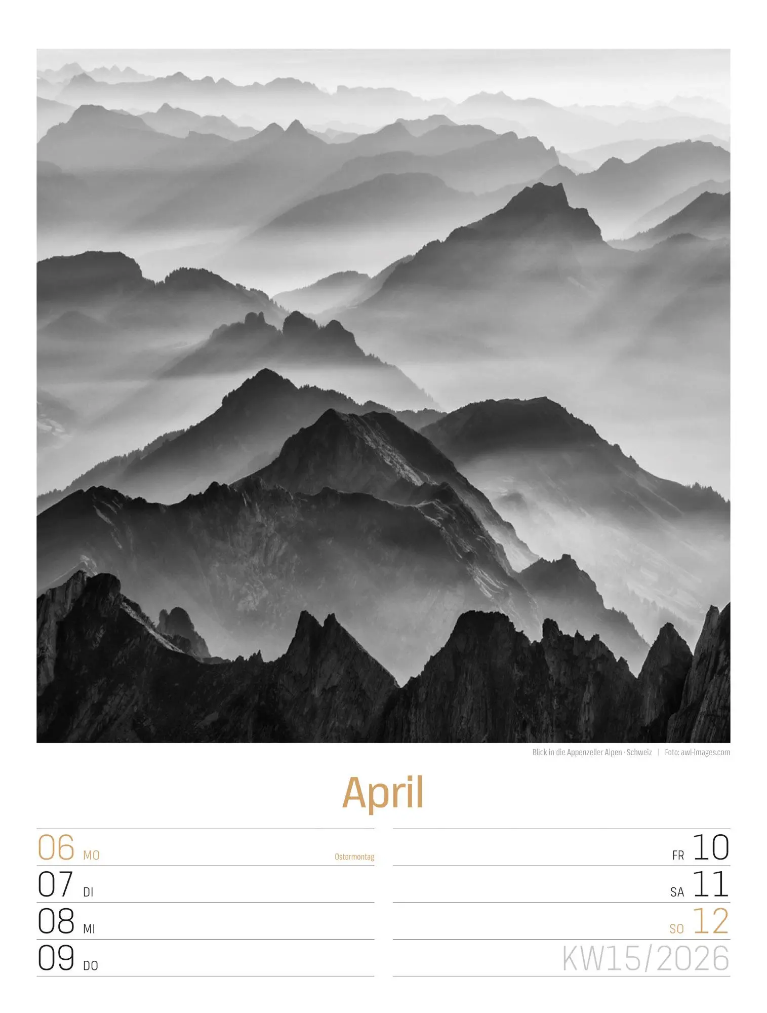 Bild: 9783838436265 | Silent Nature Wochenplaner Kalender 2026 | Ackermann Kunstverlag GmbH