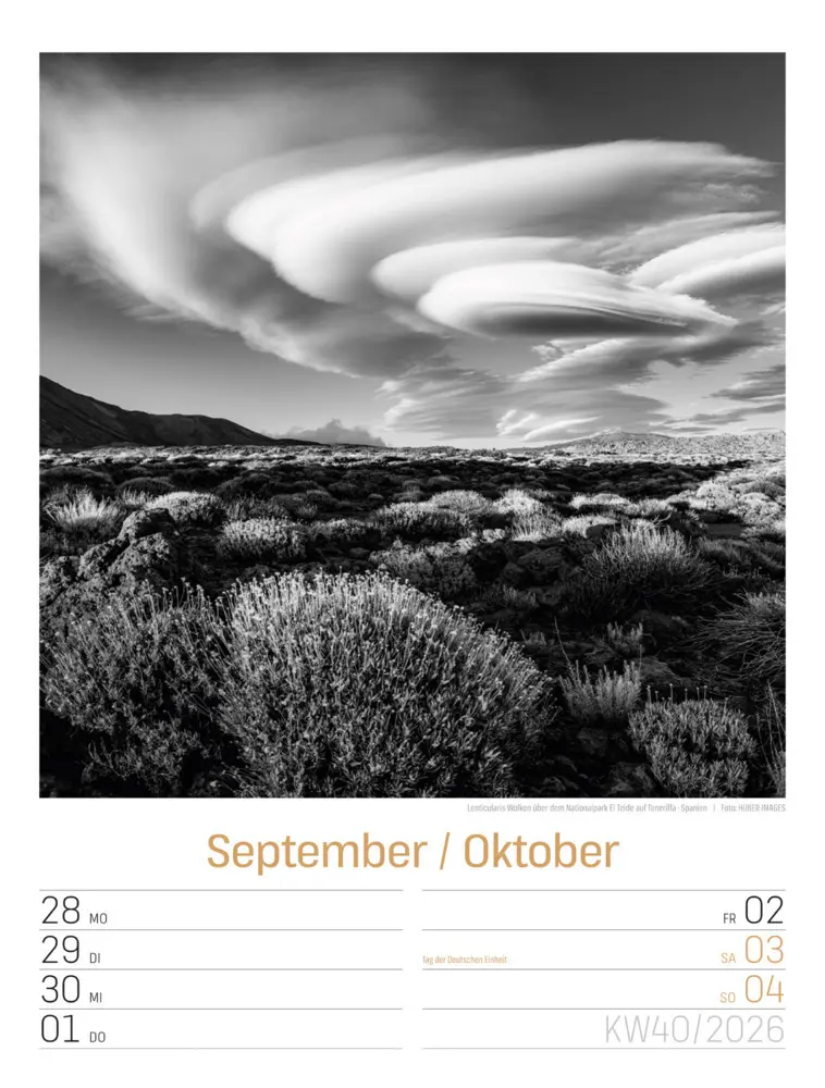 Bild: 9783838436265 | Silent Nature Wochenplaner Kalender 2026 | Ackermann Kunstverlag GmbH