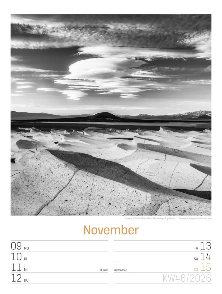 Bild: 9783838436265 | Silent Nature Wochenplaner Kalender 2026 | Ackermann Kunstverlag GmbH