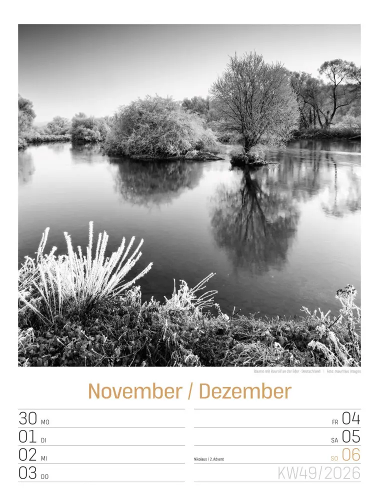 Bild: 9783838436265 | Silent Nature Wochenplaner Kalender 2026 | Ackermann Kunstverlag GmbH