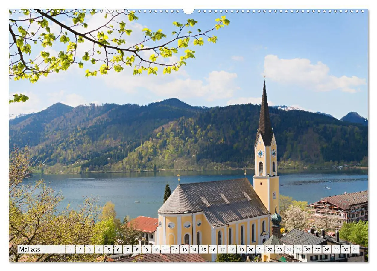 Bild: 9783383786365 | Schliersee-Idylle (Wandkalender 2025 DIN A2 quer), CALVENDO...