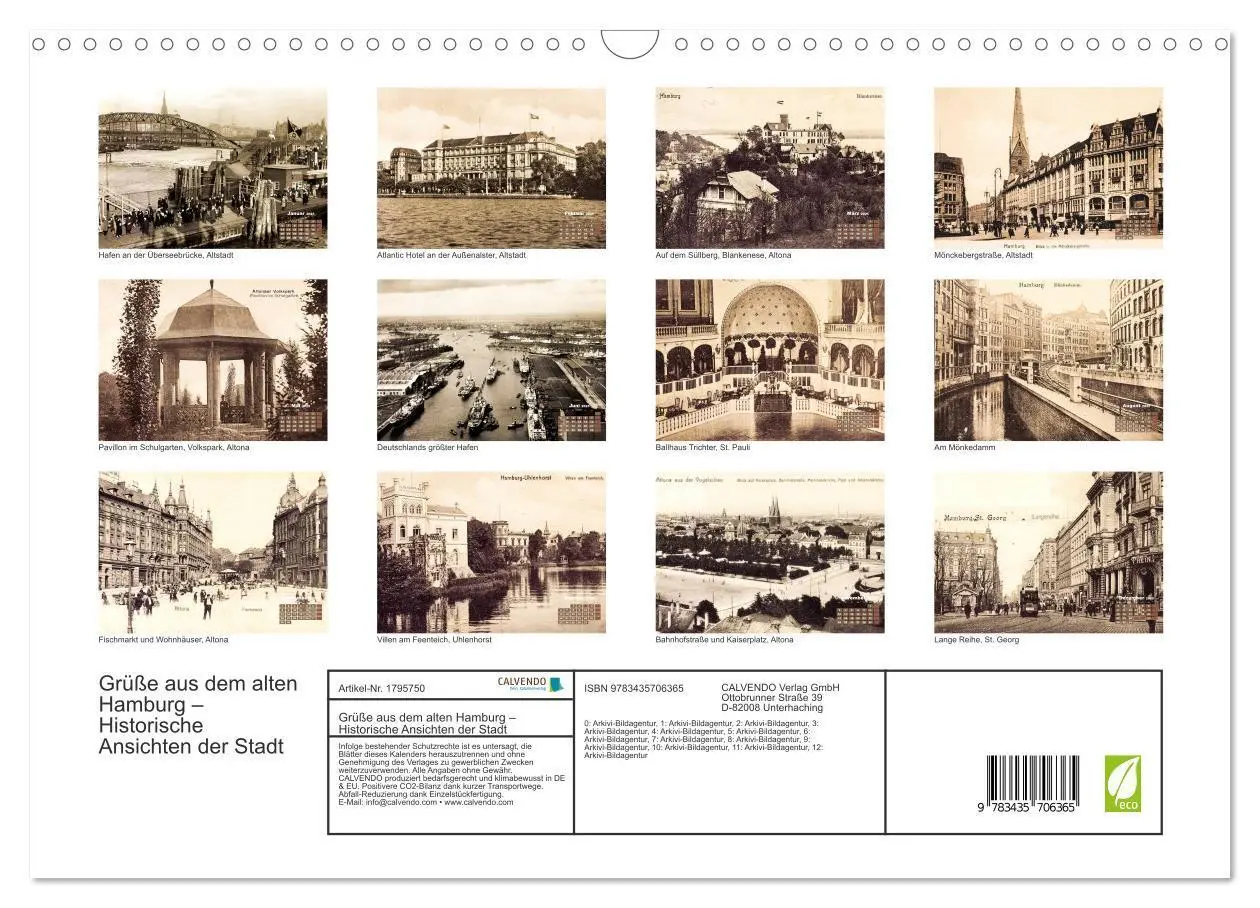 Bild: 9783435706365 | Grüße aus dem alten Hamburg - Historische Ansichten der Stadt...