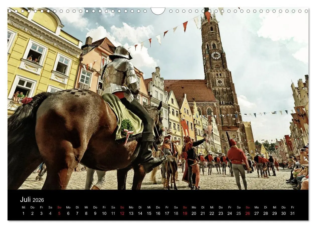 Bild: 9783516126365 | Landshut bei Tag und Nacht (Wandkalender 2026 DIN A3 quer),...
