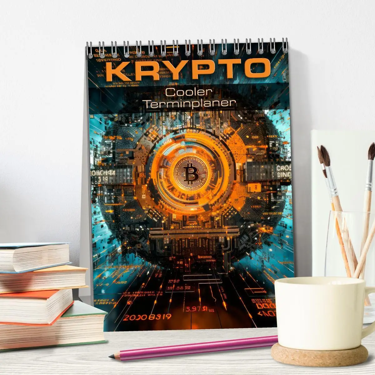 Bild: 9783516296365 | KRYPTO Cooler Terminplaner (Tischkalender 2026 DIN A5 hoch),...