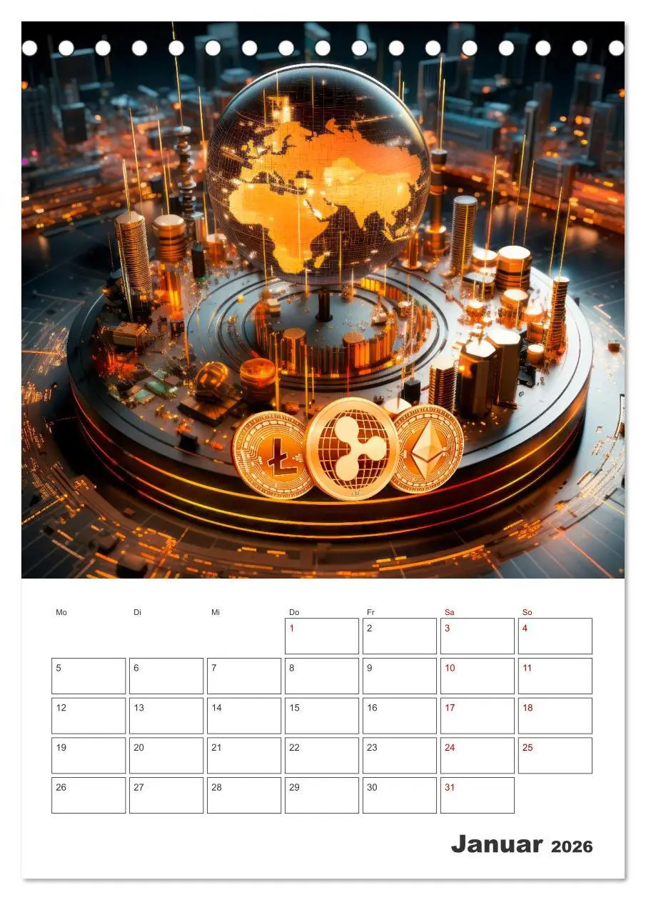 Bild: 9783516296365 | KRYPTO Cooler Terminplaner (Tischkalender 2026 DIN A5 hoch),...