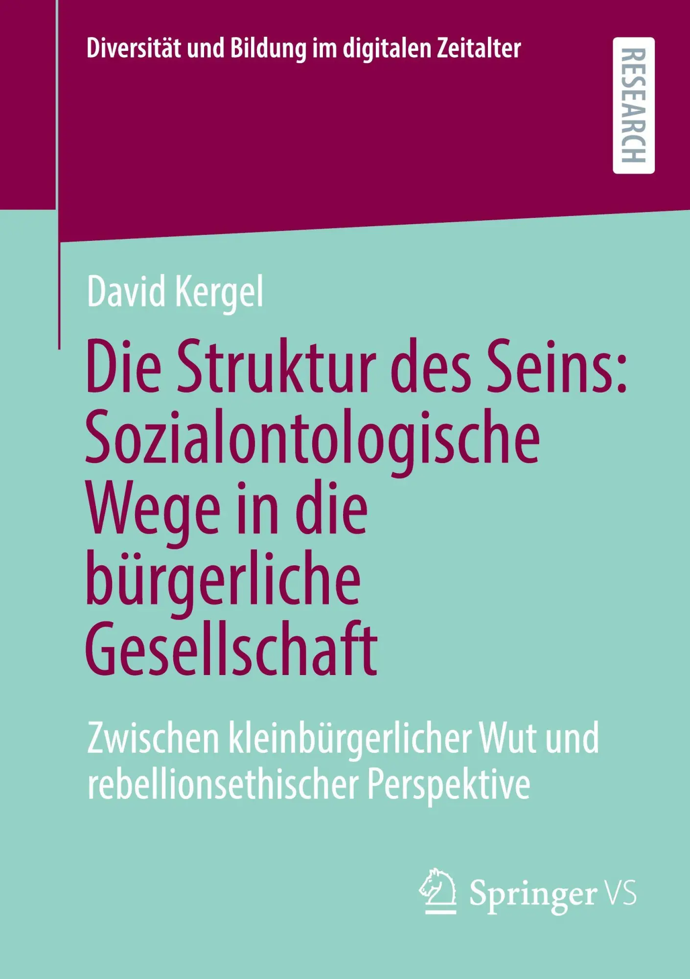 Cover: 9783658486365 | Die Struktur des Seins: Sozialontologische Wege in die bürgerliche...