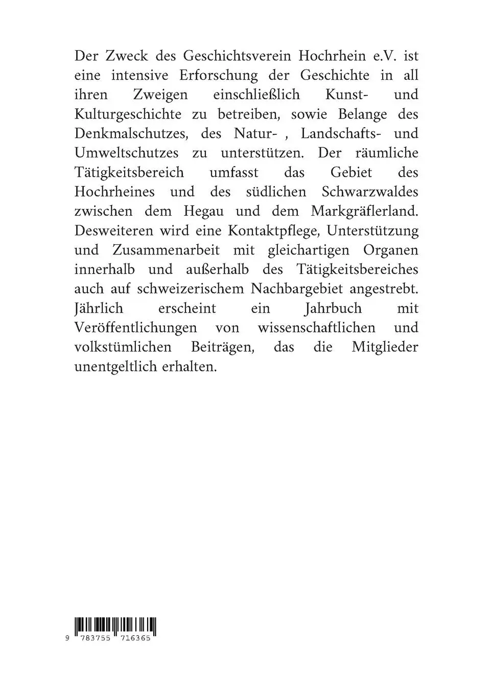 Rückseite: 9783755716365 | Land zwischen Hochrhein und Südschwarzwald | V. | Taschenbuch | 112 S.