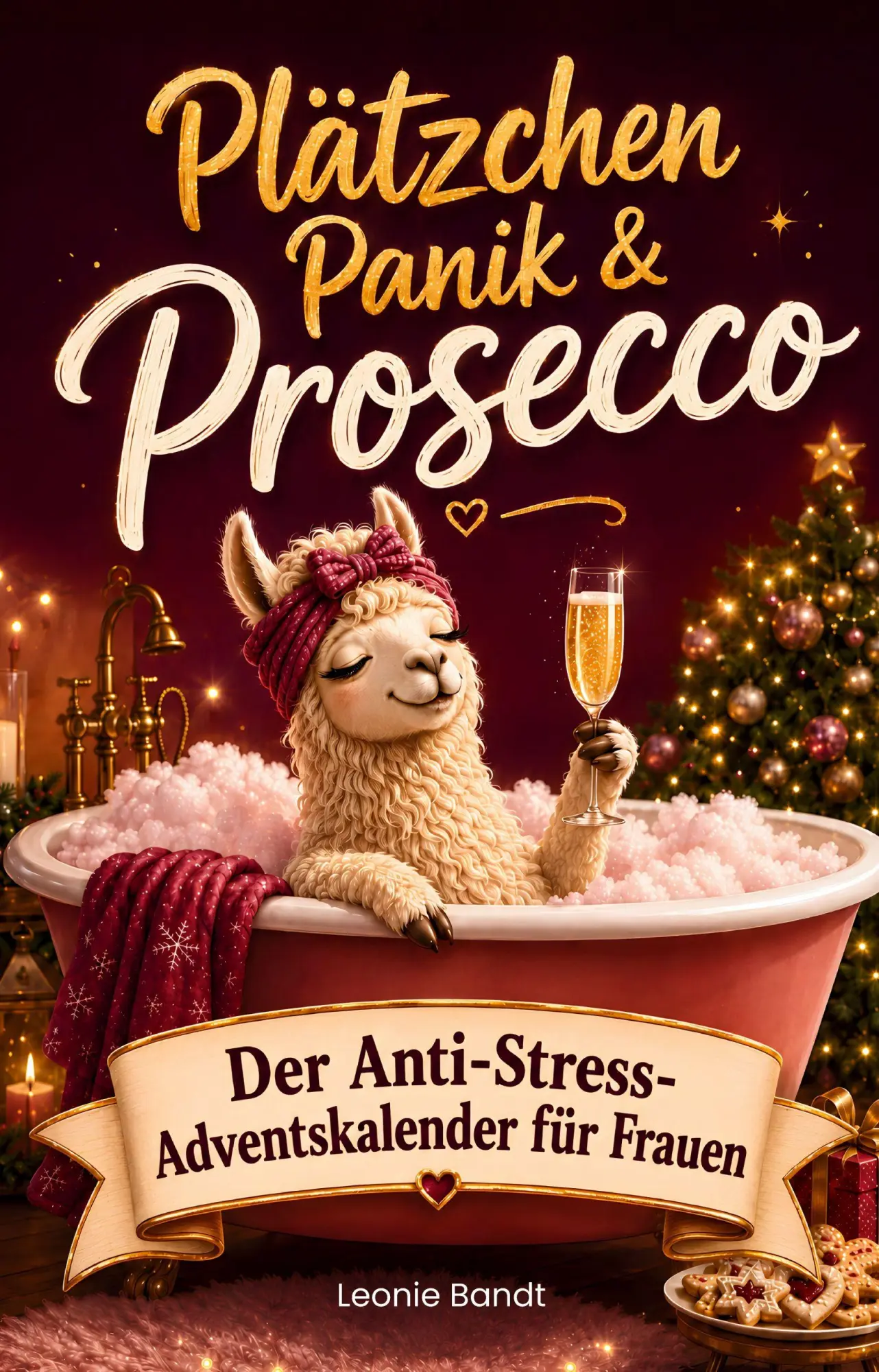 Cover: 9783910696365 | Plätzchen, Panik &amp; Prosecco - Der Anti-Stress-Adventskalender für...
