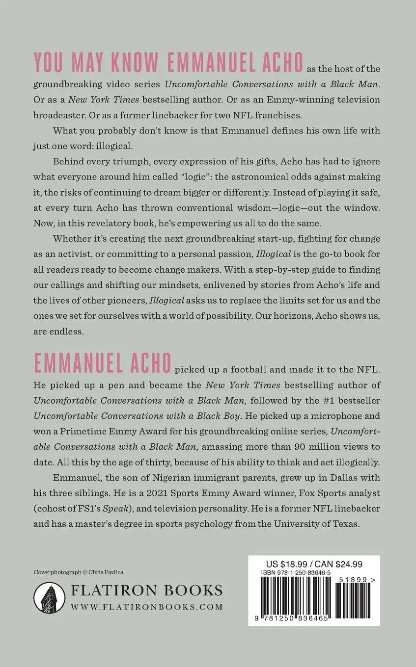 Rückseite: 9781250836465 | Illogical | Saying Yes to a Life Without Limits | Emmanuel Acho | Buch