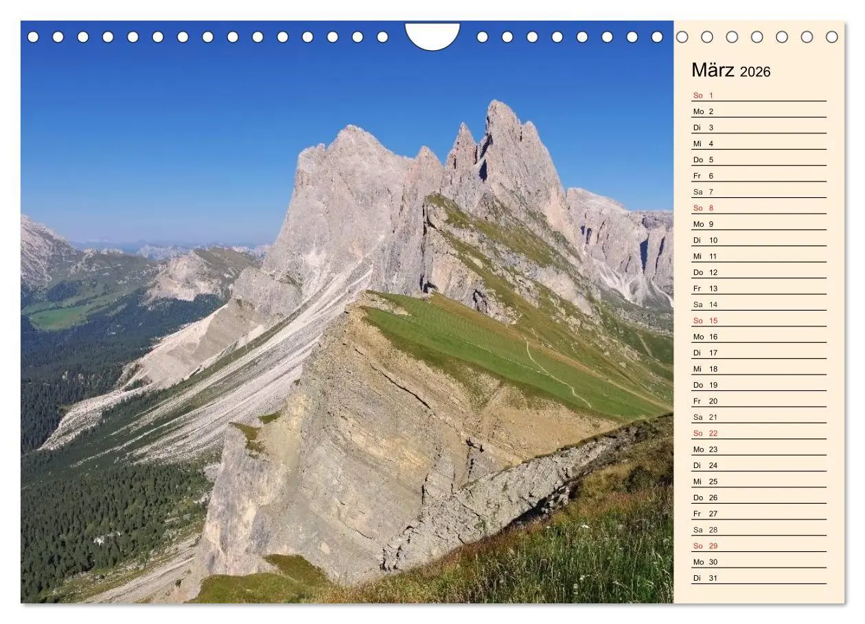 Bild: 9783457956465 | Südtirol - Zwischen Ortler und Dolomiten (Wandkalender 2026 DIN A4...
