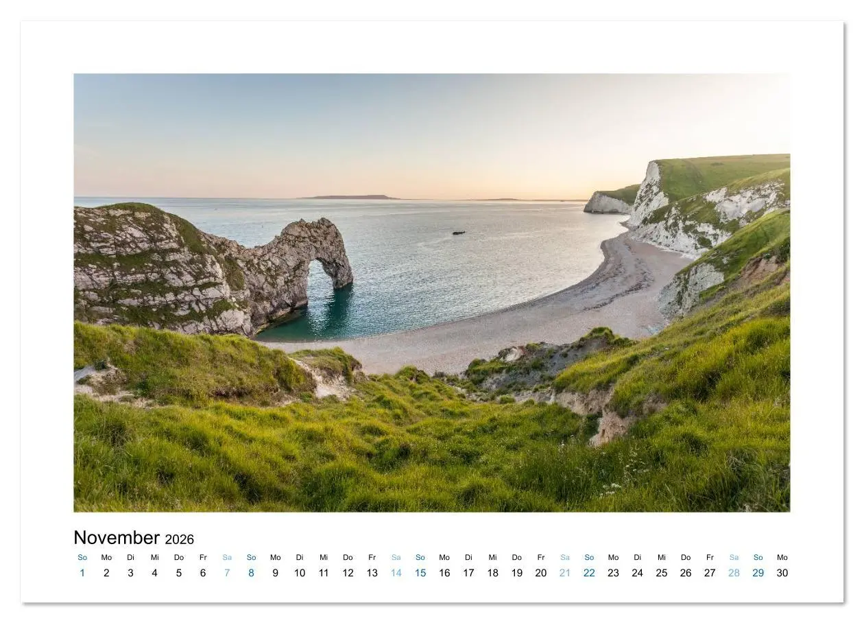 Bild: 9783516116465 | Eine Reise durch Südengland (Wandkalender 2026 DIN A4 quer),...