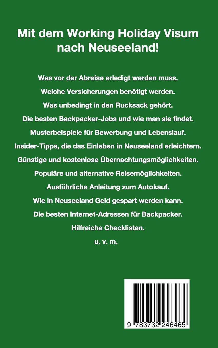 Rückseite: 9783732246465 | Work and Travel Neuseeland | Hannah Sommer | Taschenbuch | 192 S.