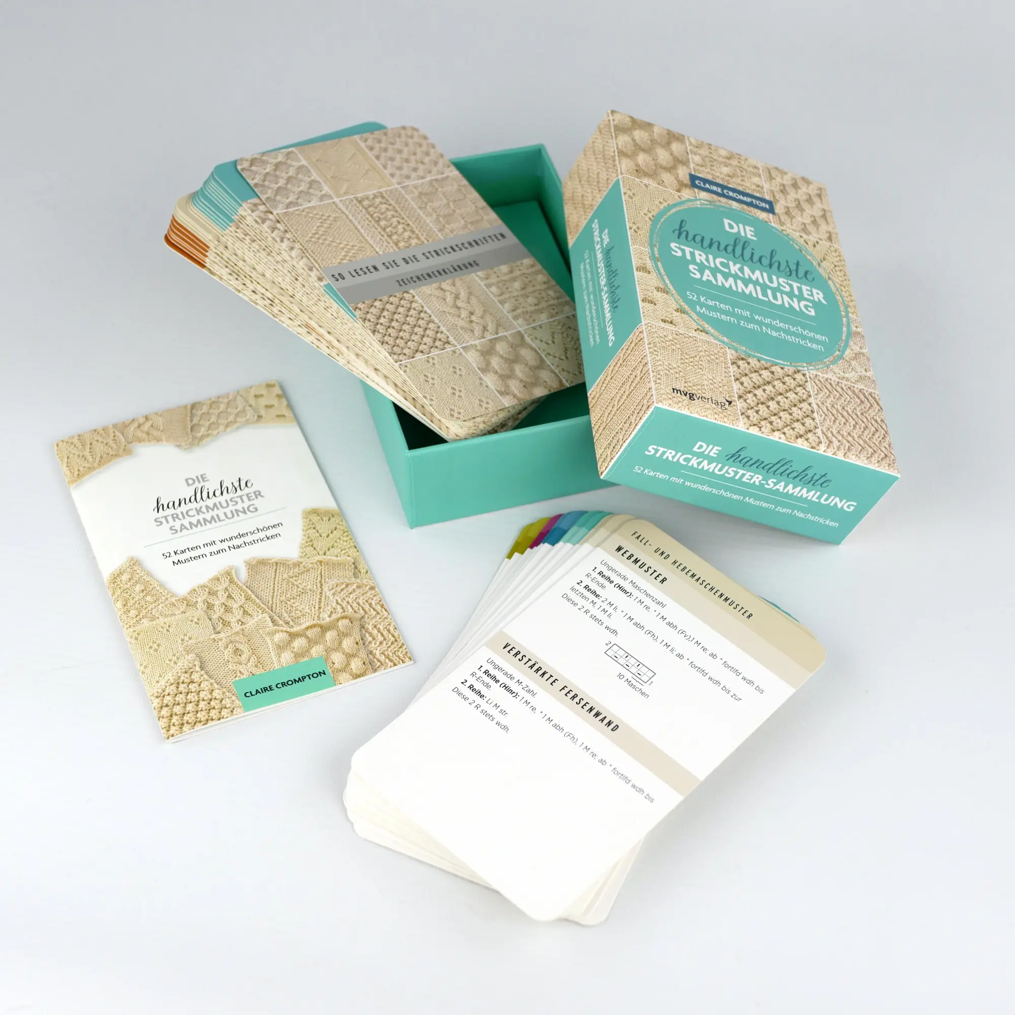 Bild: 9783747406465 | Die handlichste Strickmuster-Sammlung | Claire Crompton | Box | 52 S.