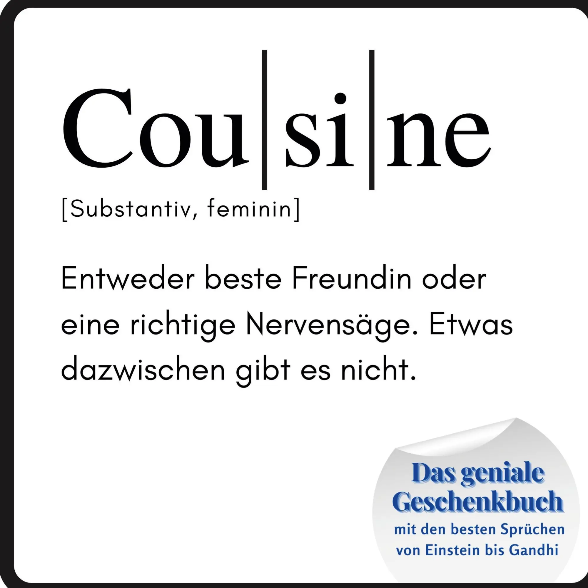 Cover: 9783750516465 | Cousine | Steffi Meier | Taschenbuch | Paperback | 82 S. | Deutsch