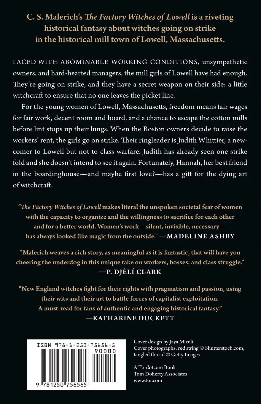 Rückseite: 9781250756565 | Factory Witches of Lowell | C. S. Malerich | Taschenbuch | Englisch