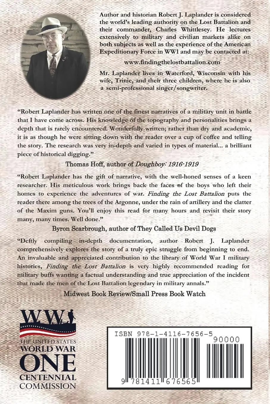 Rückseite: 9781411676565 | Finding the Lost Battalion | Robert Laplander | Taschenbuch | Englisch
