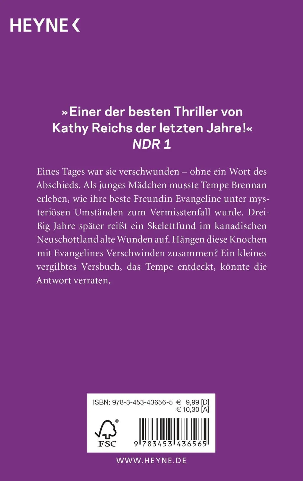 Bild: 9783453436565 | Knochen zu Asche | Kathy Reichs | Taschenbuch | 400 S. | Deutsch