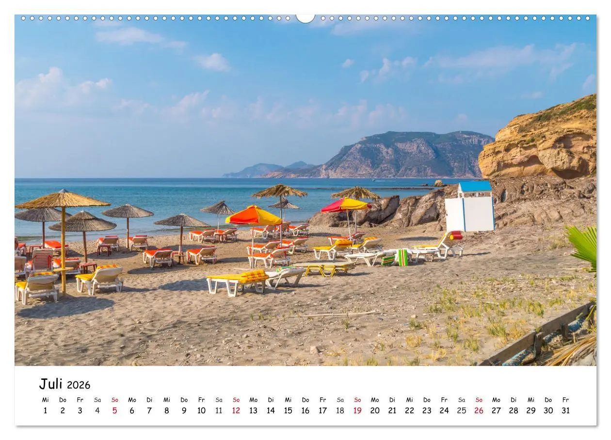 Bild: 9783457636565 | Strände der Insel Kos (hochwertiger Premium Wandkalender 2026 DIN...
