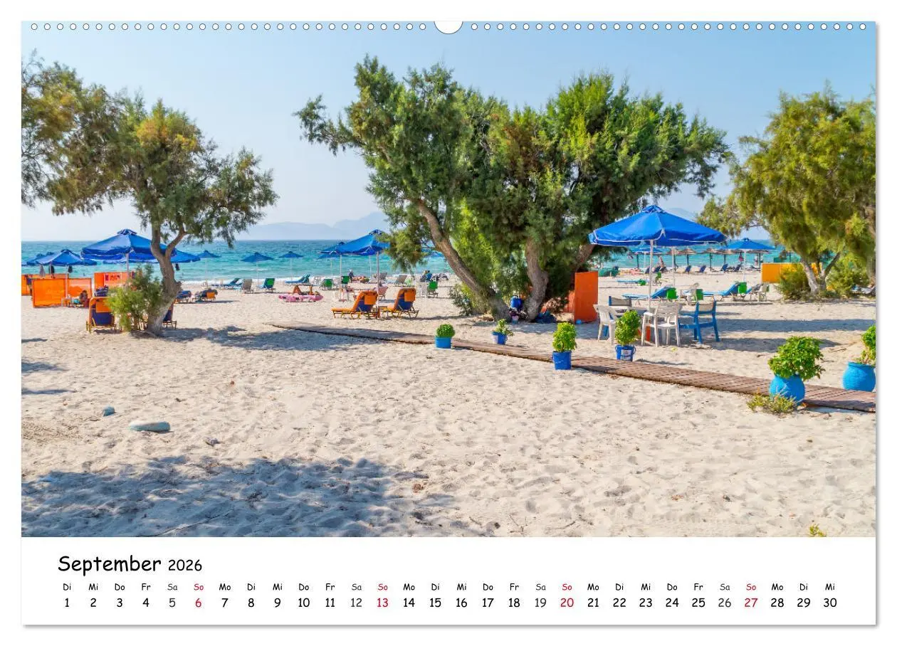 Bild: 9783457636565 | Strände der Insel Kos (hochwertiger Premium Wandkalender 2026 DIN...