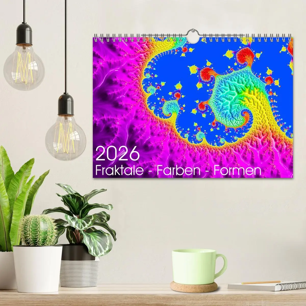 Bild: 9783457876565 | Fraktale - Farben - Formen 2026 (Wandkalender 2026 DIN A4 quer),...