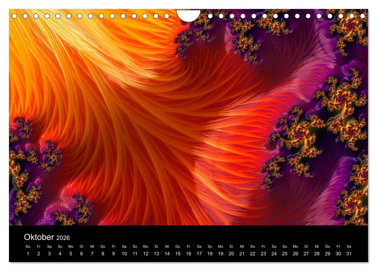 Bild: 9783457876565 | Fraktale - Farben - Formen 2026 (Wandkalender 2026 DIN A4 quer),...