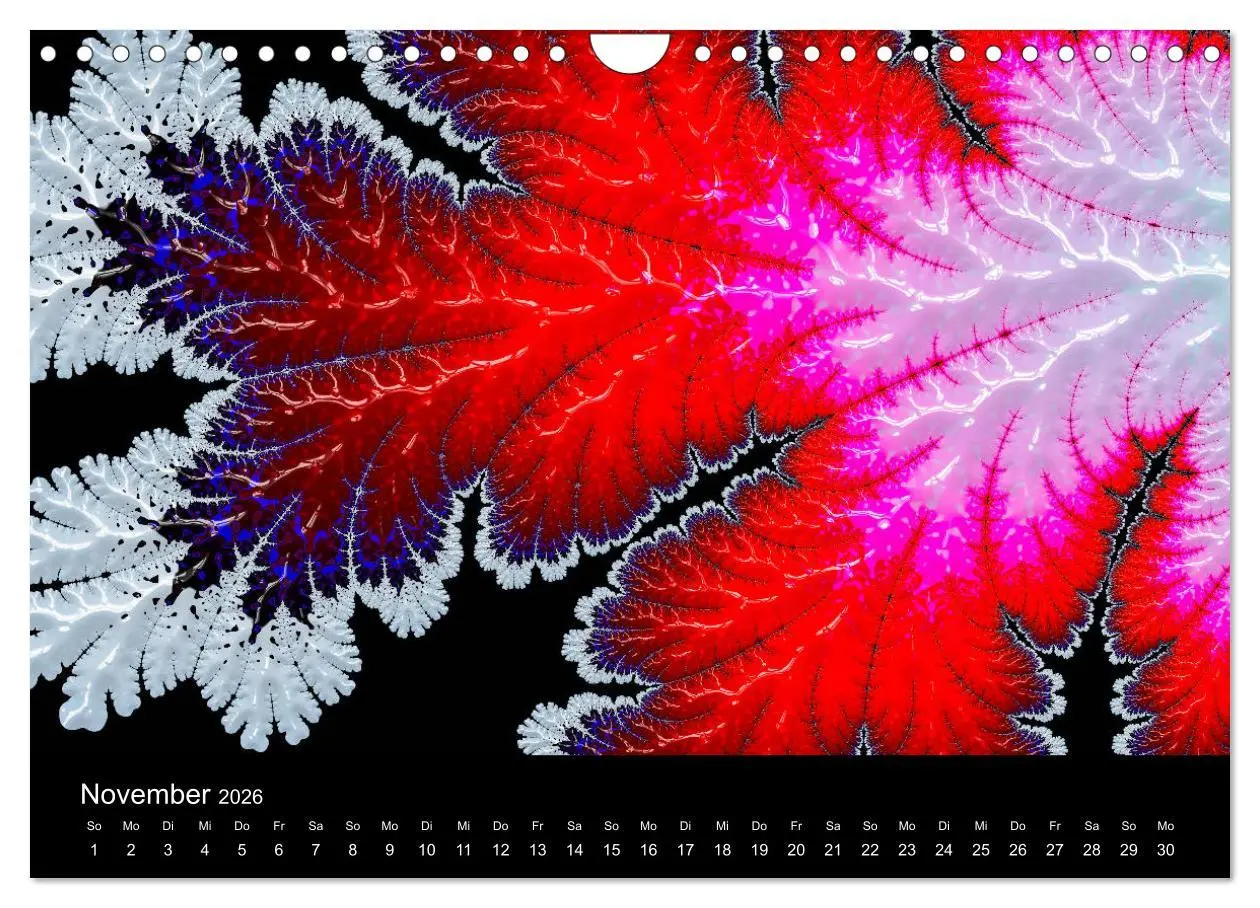 Bild: 9783457876565 | Fraktale - Farben - Formen 2026 (Wandkalender 2026 DIN A4 quer),...