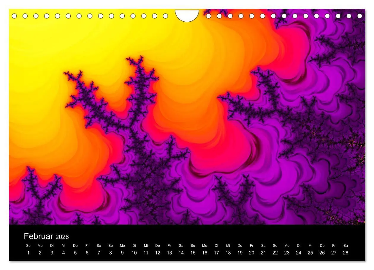 Bild: 9783457876565 | Fraktale - Farben - Formen 2026 (Wandkalender 2026 DIN A4 quer),...