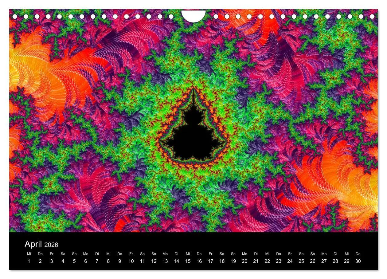 Bild: 9783457876565 | Fraktale - Farben - Formen 2026 (Wandkalender 2026 DIN A4 quer),...